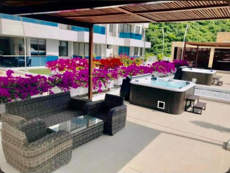 Precioso Apartamento en Samaria Club de Playa Santa Marta  Exterior foto